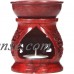 Elegant Expressions Oil Warmer, Round Red Soapstone   550528840